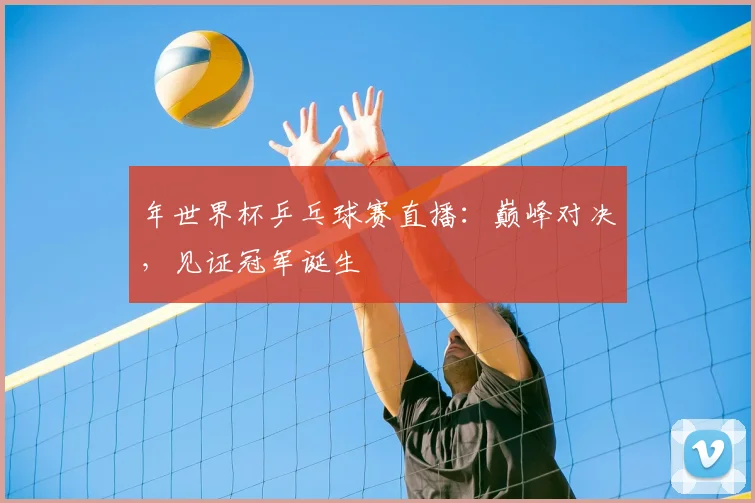 年世界杯乒乓球赛直播：巅峰对决，见证冠军诞生